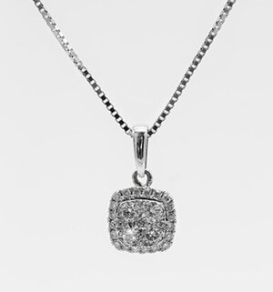 Diamond Square Pendant